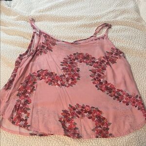 Lahaole Pink Floral Camisole